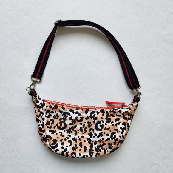 Brighton Spotted Love Leopard Print Swing Bag Feminine Cute Glam Hearts Playful - Picture 4 of 10